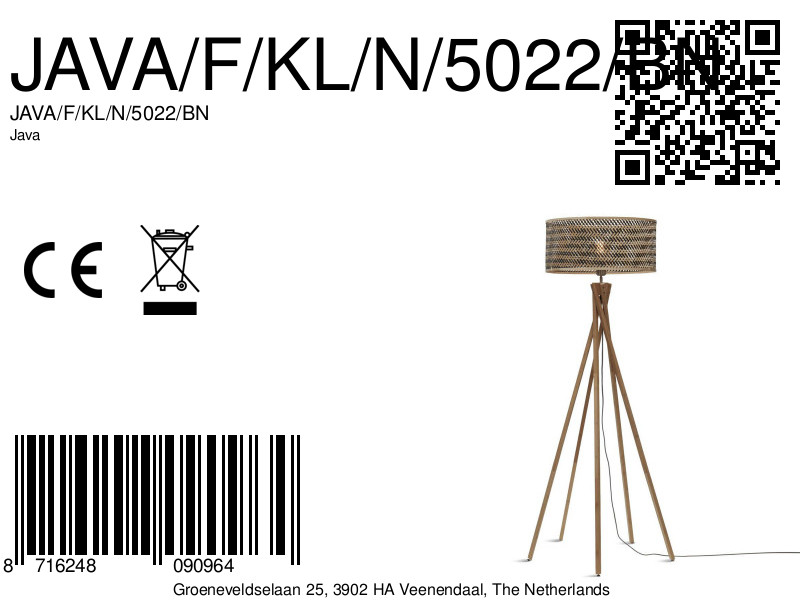 good&mojo-vloerlamp-java-naturel/zwart-bamboe-ø50cm-e27-java/f/kl/n/5022/bn-8a