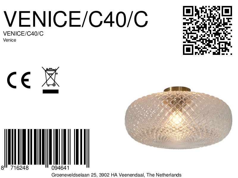 it'saboutromi-plafonniere-venice-transparant-glasmetaal-ø44cm-e27-venice/c40/c-8a