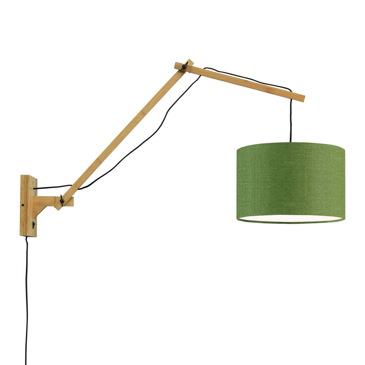 good&mojo-wandlamp-andes-groen-bamboelinnen-ø32cm-e27-andes/w3/n/3220/gf-0
