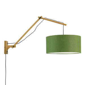 good&mojo-wandlamp-andes-groen-bamboelinnen-ø47cm-e27-andes/w3/n/4723/gf-0