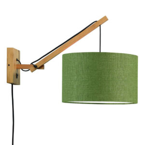 good&mojo-wandlamp-andes-groen-bamboelinnen-ø32cm-e27-andes/w2/n/3220/gf-0