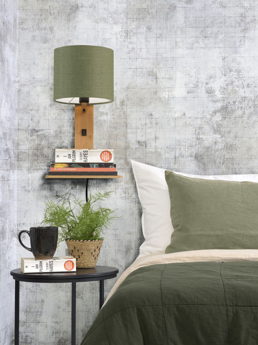 good&mojo-wandlamp-andes-groen-bamboelinnen-bedlampje-e14-andes/w1/n/1815/gf-04