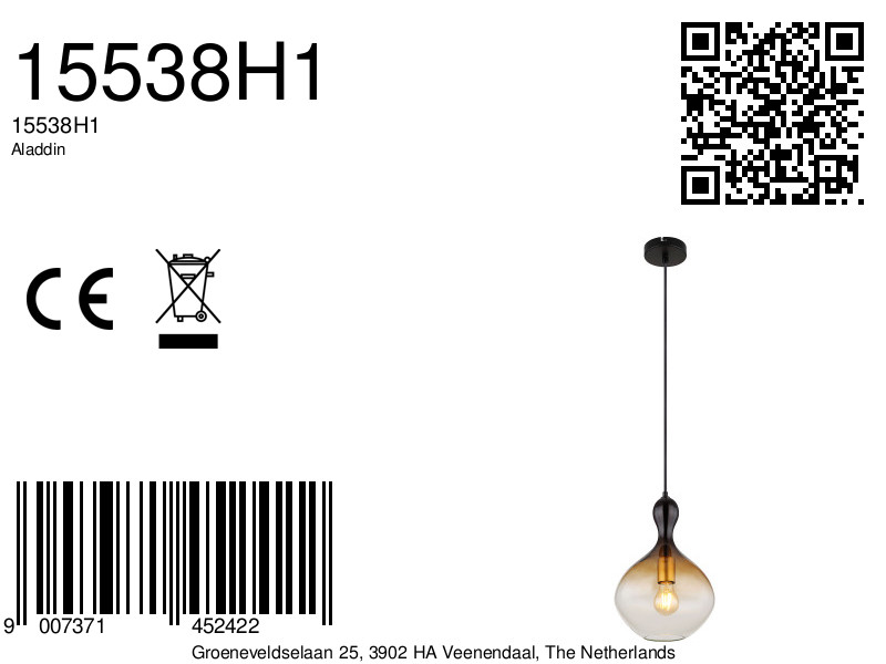 globo-hanglamp-aladdin-zwart-glas-ø23cm-e27-15538h1-8a