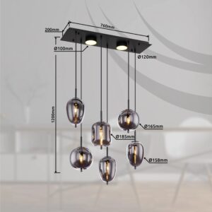 globo-hanglamp-blacky-zwart-glas-groteeettafellamp-e14-15345-6l-8