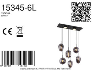 globo-hanglamp-blacky-zwart-glas-groteeettafellamp-e14-15345-6l-8a