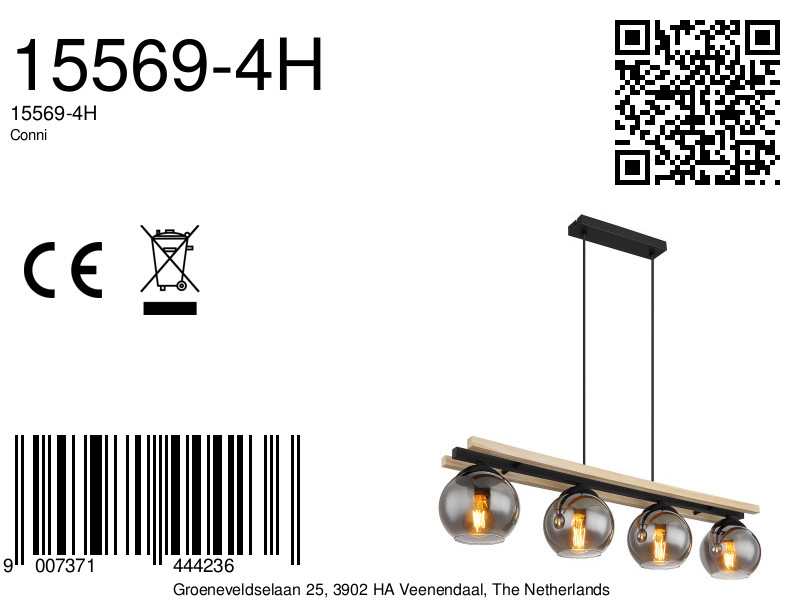 globo-hanglamp-conni-zwart-glassmokeglas-groteeettafellamp-e27-15569-4h-8a