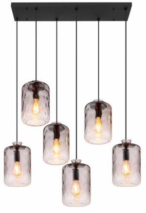 globo-hanglamp-darina-zwart-metaalsmokeglas-groteeettafellamp-e27-16046-6h-1
