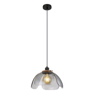 globo-hanglamp-dawar-zwart-glassmokeglas-ø34cm-e27-15785-0