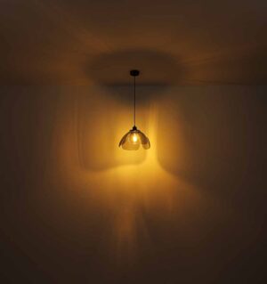 globo-hanglamp-dawar-zwart-glassmokeglas-ø34cm-e27-15785-3