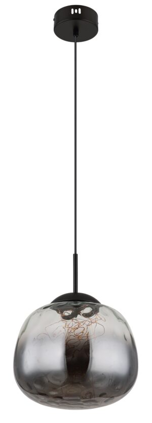 globo-hanglamp-firefly-zwart-glas-ø30cm-led-15642-1