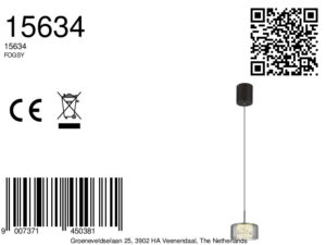 globo-hanglamp-fogsy-zwart-glas-ø15cm-led-15634-8a