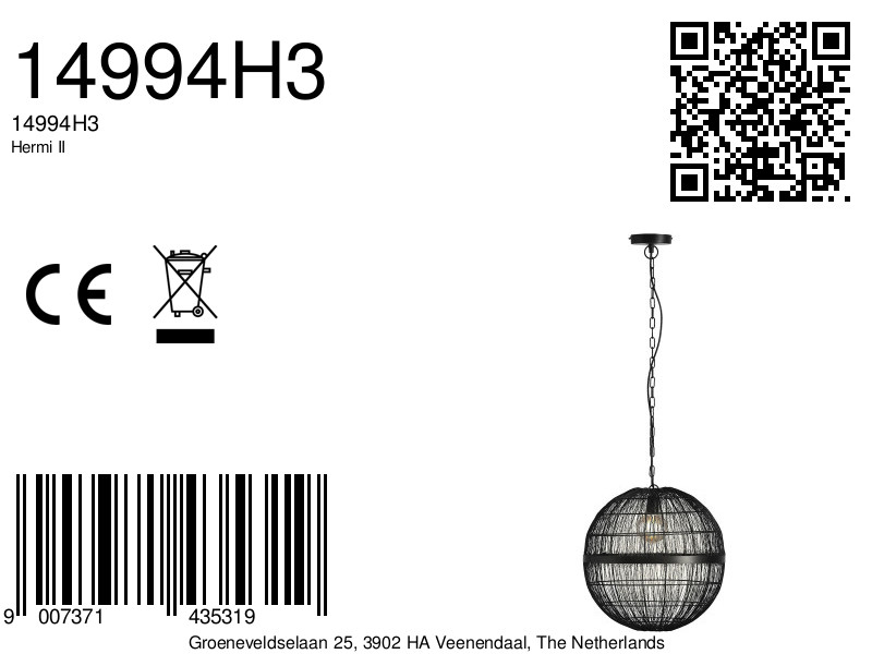 globo-hanglamp-hermiii-zwart-metaal-ø50cm-e27-14994h3-8a