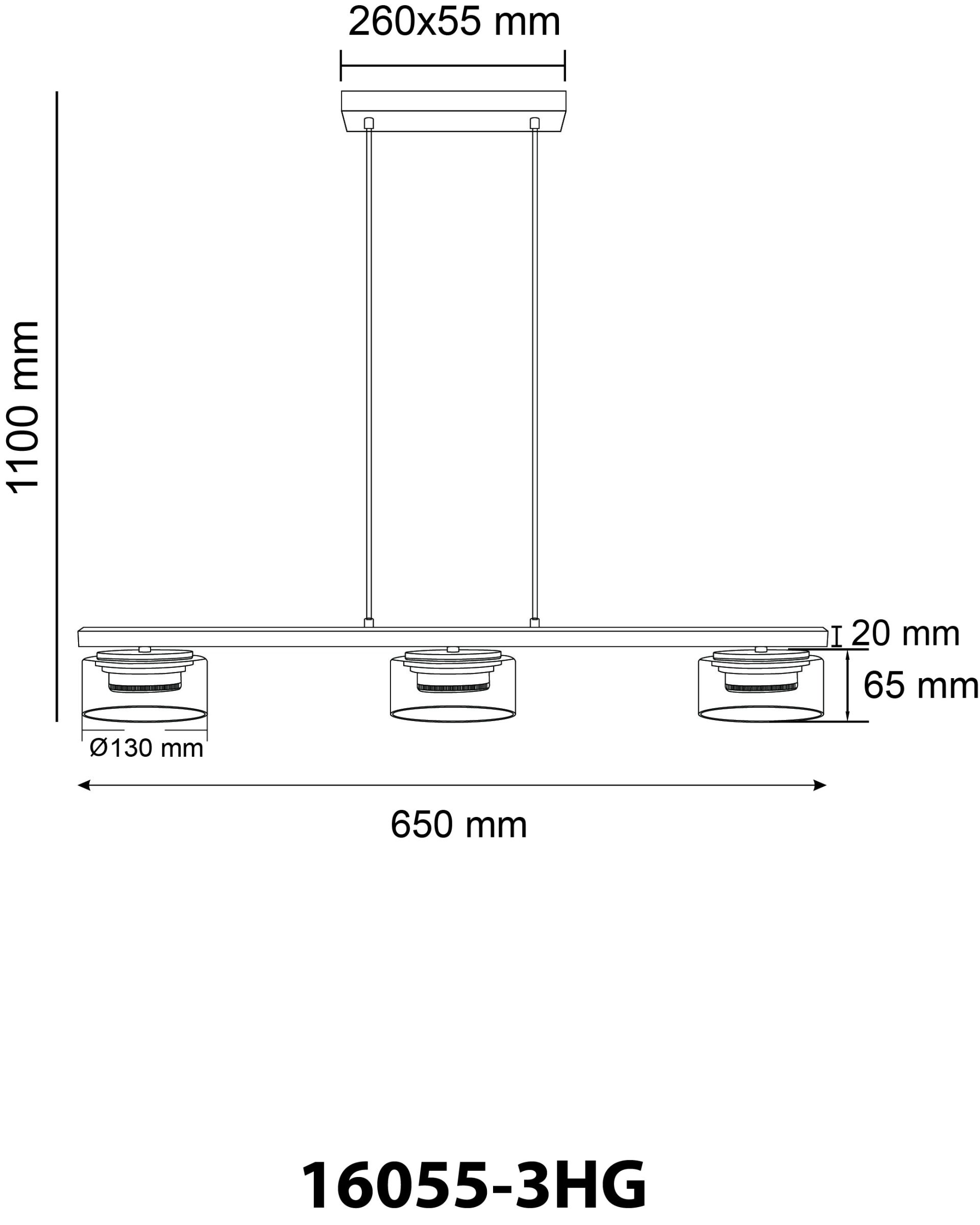 globo-hanglamp-higgins-zwart-glas-groteeettafellamp-led-16055-3hg-2