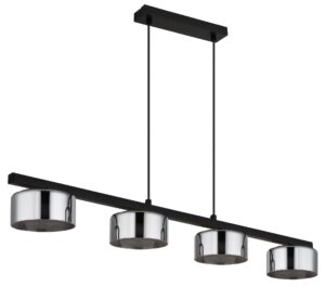 globo-hanglamp-higgins-zwart-glas-groteeettafellamp-led-16055-4hs-1