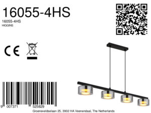 globo-hanglamp-higgins-zwart-glas-groteeettafellamp-led-16055-4hs-8a