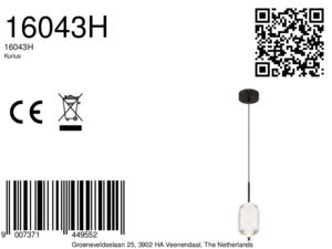 globo-hanglamp-kurius-zwart-glas-ø15cm-led-16043h-8a