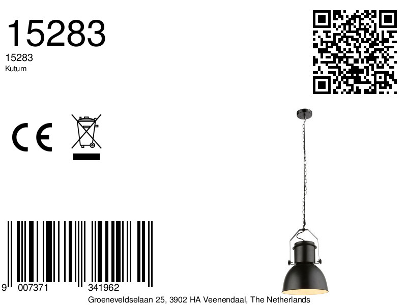 globo-hanglamp-kutum-zwart-metaal-ø27cm-e27-15283-8a