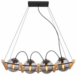 globo-hanglamp-leona-zwart-glassmokeglas-groteeettafellamp-e27-15883-4h-1