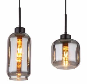 globo-hanglamp-matt-zwart-glassmokeglas-groteeettafellamp-e27-15549-4sh-2