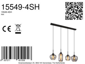 globo-hanglamp-matt-zwart-glassmokeglas-groteeettafellamp-e27-15549-4sh-8a
