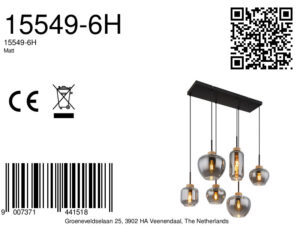 globo-hanglamp-matt-zwart-glassmokeglas-groteeettafellamp-e27-15549-6h-8a