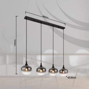 globo-hanglamp-maxy-zwart-glas-groteeettafellamp-e27-15548-4h-5
