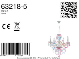 globo-hanglamp-nevada-multicolor-metaal-ø51cm-e14-63218-5-8a