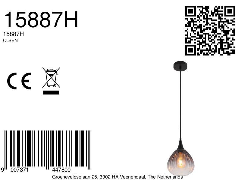 globo-hanglamp-olsen-zwart-glas-ø20cm-e27-15887h-8a