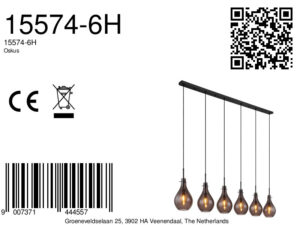 globo-hanglamp-oskus-zwart-glassmokeglas-groteeettafellamp-e14-15574-6h-8a