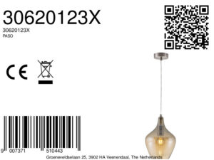 globo-hanglamp-paso-amberkleurig-glas-ø22cm-e14-30620123x-8a