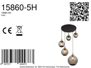 globo-hanglamp-potter-zwart-glassmokeglas-ø65cm-e27-15860-5h-8a