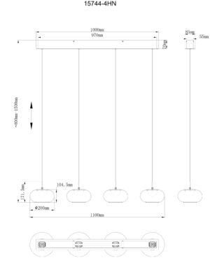globo-hanglamp-quintara-staal-glas-groteeettafellamp-led-15744-4hn-6