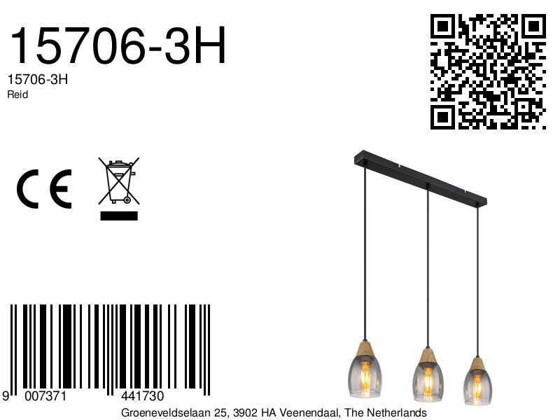 globo-hanglamp-reid-zwart-glas-groteeettafellamp-e27-15706-3h-8a