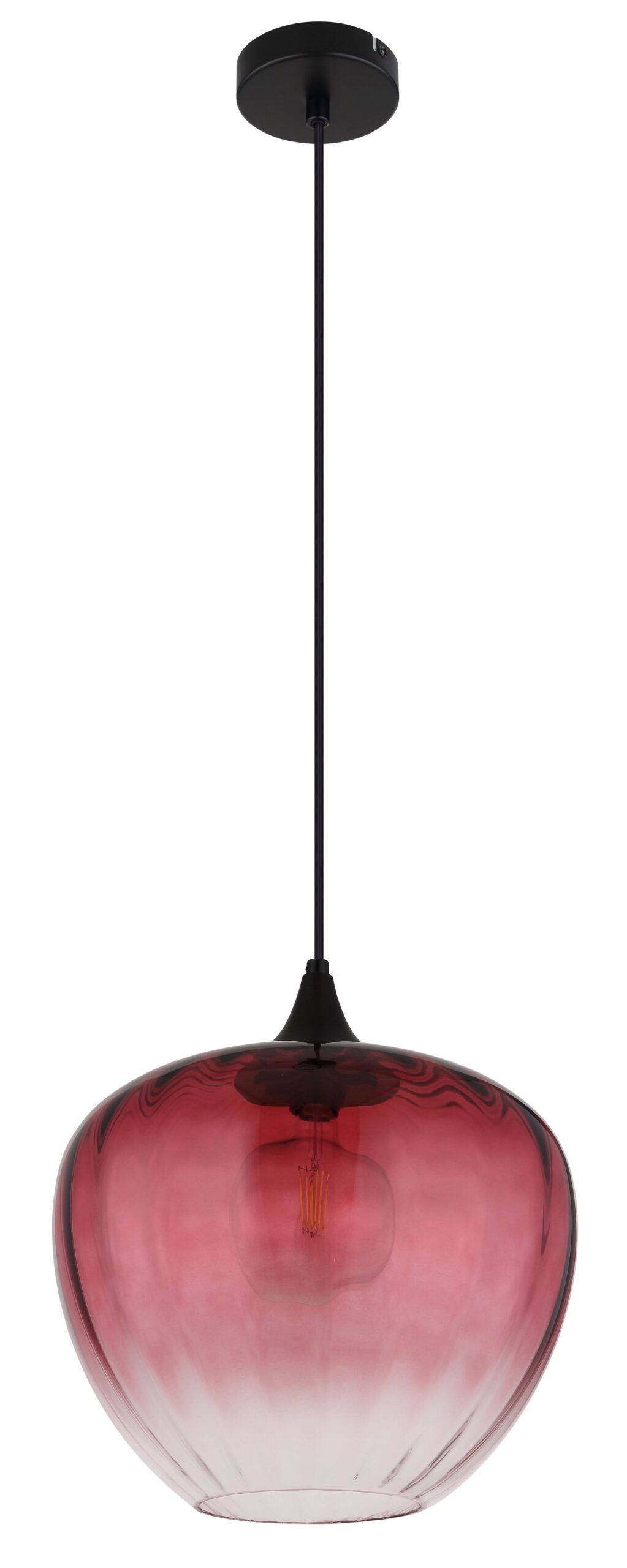 globo-hanglamp-sander-rood-glas-ø29cm-e27-15748h1r-1