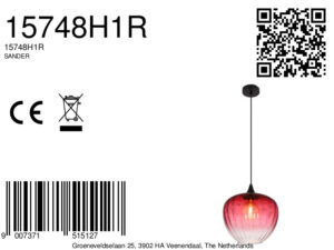 globo-hanglamp-sander-rood-glas-ø29cm-e27-15748h1r-8a