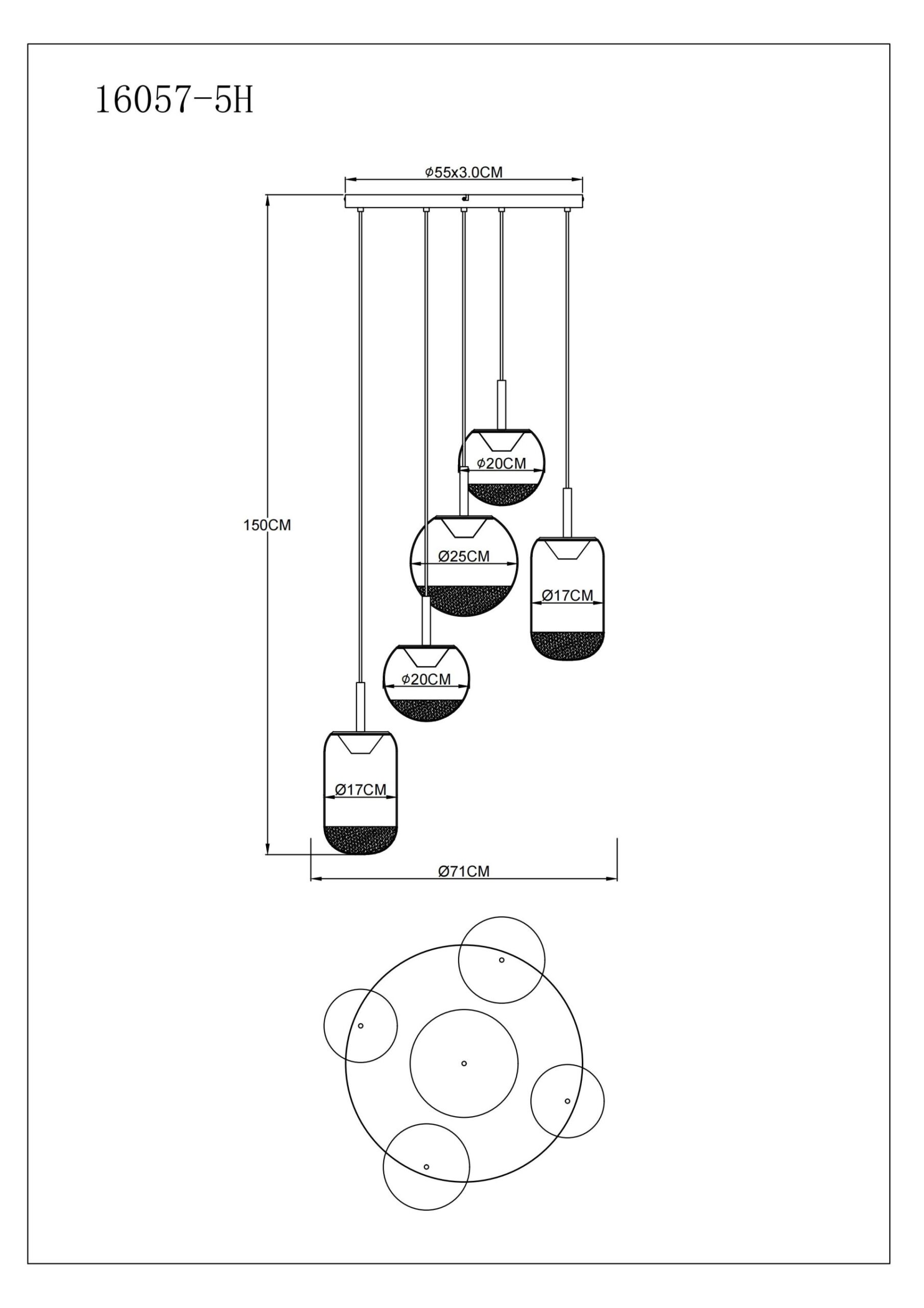globo-hanglamp-severin-amberkleurig-glas-ø71cm-led-16057-5h-5