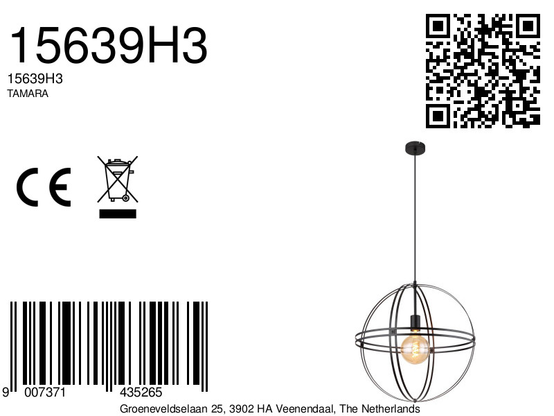 globo-hanglamp-tamara-zwart-metaal-ø50cm-e27-15639h3-8a