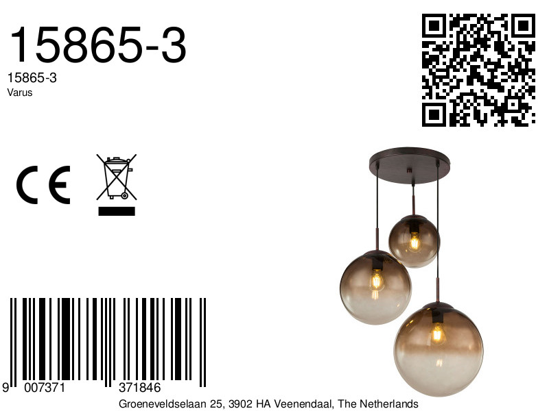 globo-hanglamp-varus-bruin-glassmokeglas-ø51cm-e27-15865-3-8a