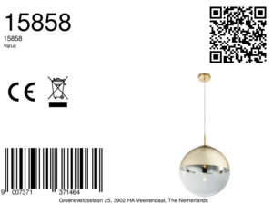 globo-hanglamp-varus-goud-glas-ø33cm-e27-15858-8a
