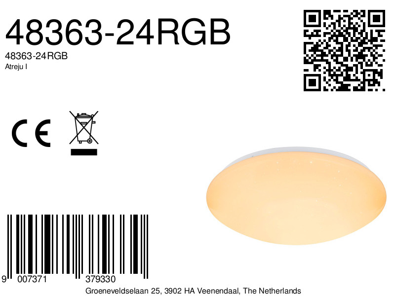 globo-plafonniere-atrejui-wit-metaal-ø41cm-led-48363-24rgb-8a