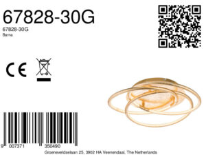 globo-plafonniere-barna-goud-aluminium-ø50cm-led-67828-30g-8a