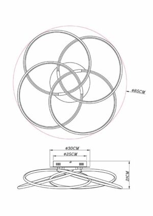 globo-plafonniere-barna-goud-aluminium-ø85cm-led-67828-60g-1