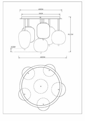 globo-plafonniere-blackyi-messingzwart-glassmokeglas-ø65cm-e14-15345-6dmm-1