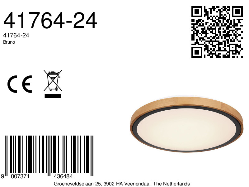 globo-plafonniere-bruno-zwart-metaal-ø44cm-led-41764-24-8a