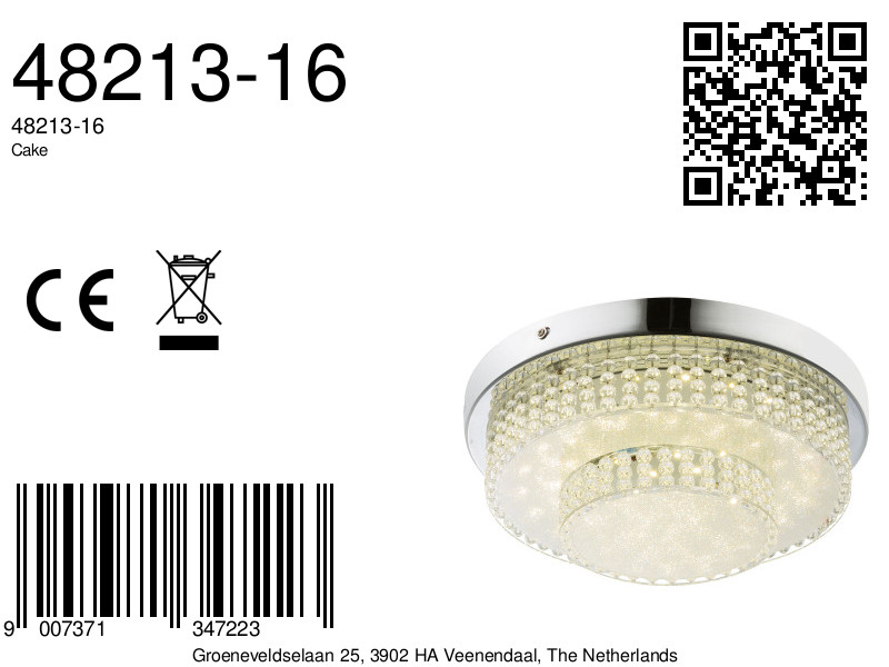 globo-plafonniere-cake-chroom-metaal-ø28cm-led-48213-16-8a