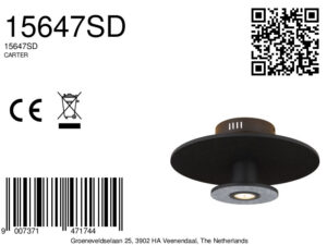 globo-plafonniere-carter-zwart-metaal-ø38cm-led-15647sd-8a