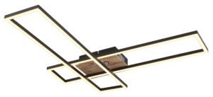 globo-plafonniere-dakari-zwart-metaal-led-67208-30-4