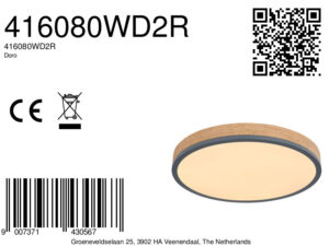 globo-plafonniere-doro-grijs-metaal-ø45cm-led-416080wd2r-8a