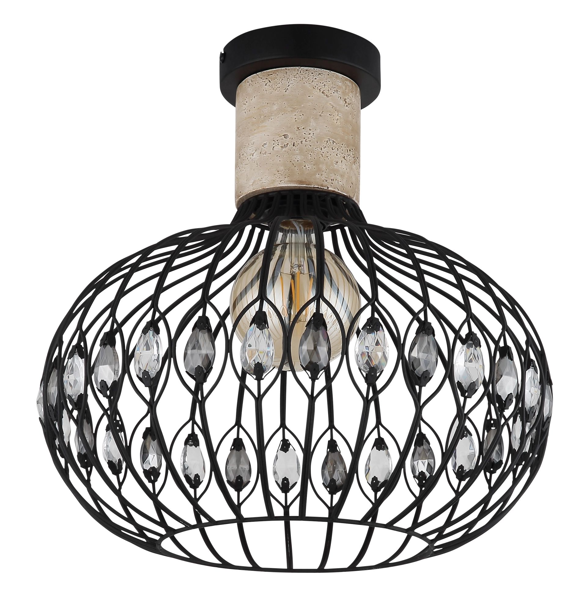 globo-plafonniere-dorthy-zwart-metaal-ø38cm-e27-15778d-1