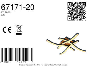 globo-plafonniere-evita-zwart-metaal-led-67171-20-8a